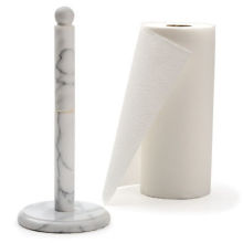 Белый мраморный держатель для бумажных полотенец